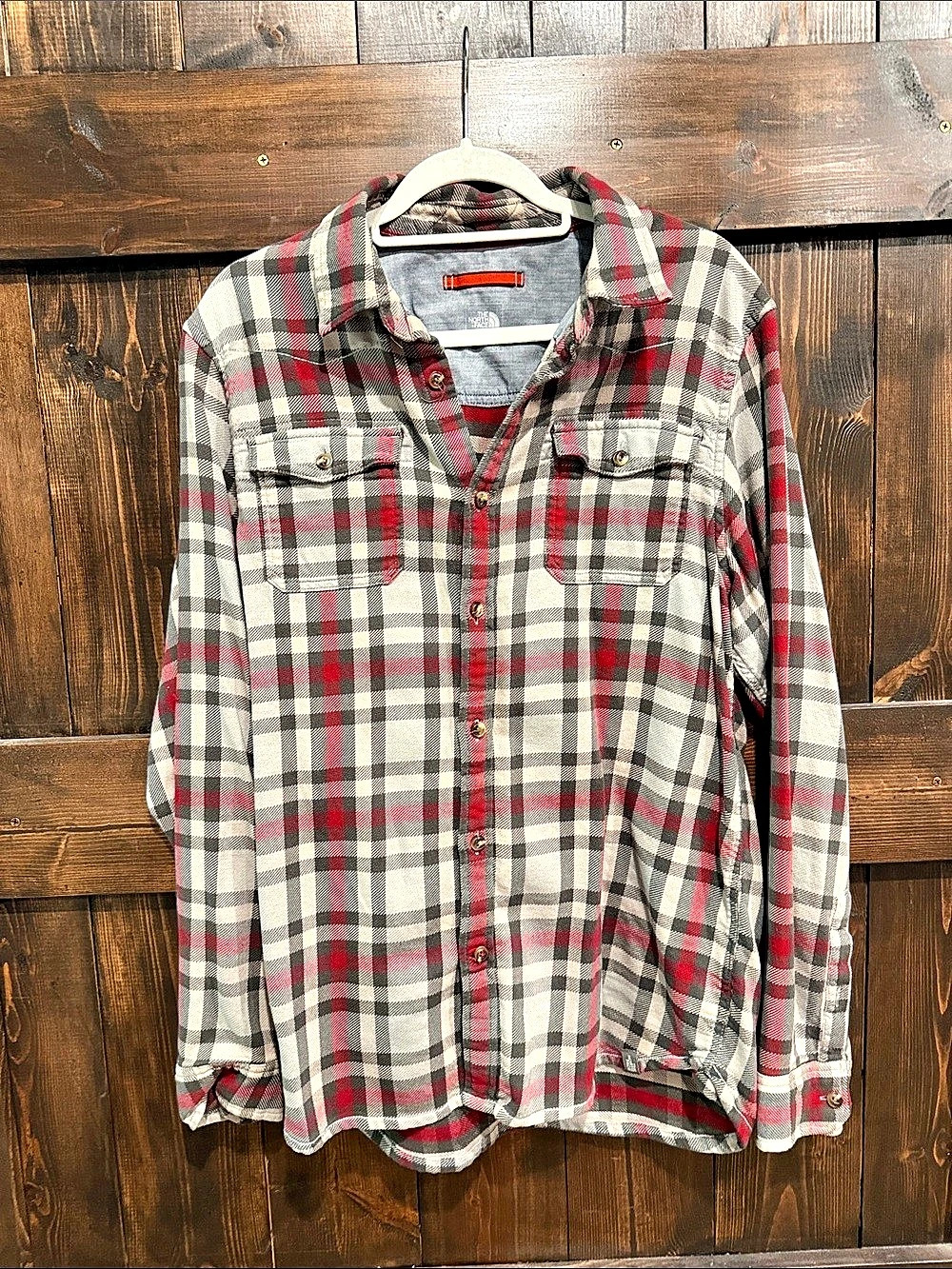 The North Face Arroyo Flannel Shirt Men's Plaid Cotton Button Down